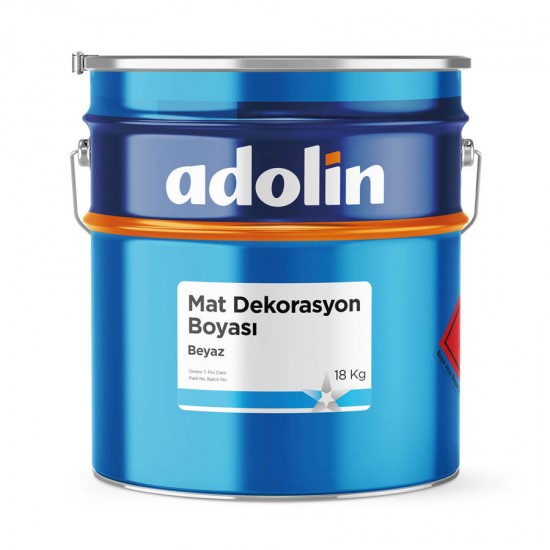 MAT DEKORASYON BOYASI 1 KG BEYAZ ADOLİN