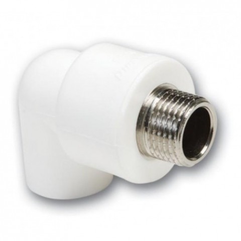 PPRC DIŞ DİŞLİ DİRSEK 20X1/2 BEYAZ FIRAT