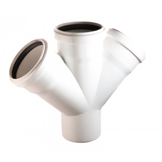 PVC ÇİFT ÇATAL 125X110 HAKAN